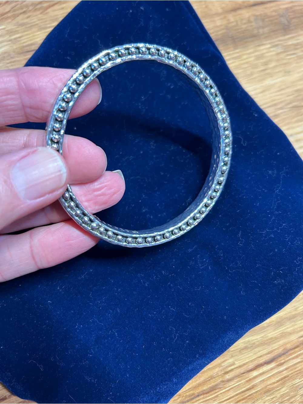 Simon Sebbag SS Beaded Bangle Bracelet